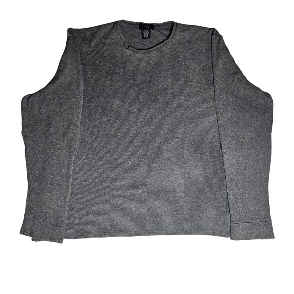 Calvin Klein Other - Calvin Klein Mens Long Sleeve Thermal Waffle Knit Shirt In Gray Size XXL
